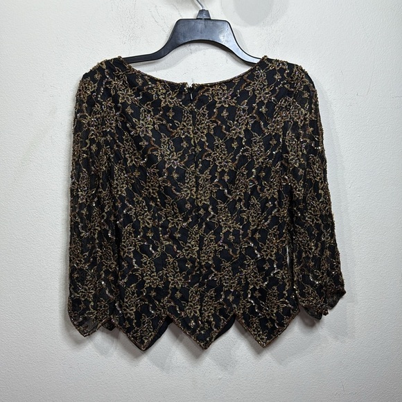 (R4) Sean Collection Y2K Vintage Beaded Top, Size SP - Picture 5 of 16